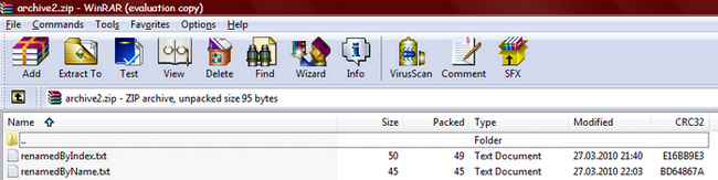 Содержание архива archive2.zip после того, как файлы были переименованы