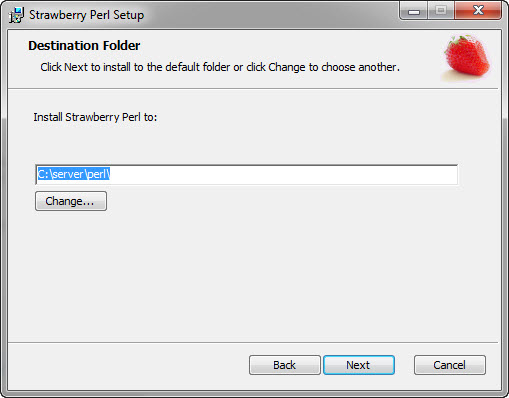Установка Perl интерпретатора